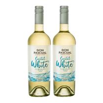 Kit 2 Vinhos Don Pascual Coastal White Branco Uruguai 750ml