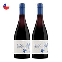 Kit 2 Vinhos Kalfu Reserva Molu Pinot Noir Tinto Chile 750ml