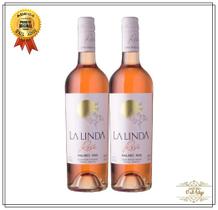 Kit 2 Vinhos La Linda Rosé Malbec
