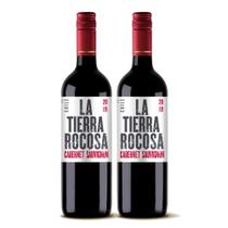 Kit 2 Vinhos La Tierra Rocosa Cabernet Sauvignon Tinto Chile 750ml