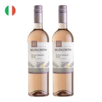 Kit 2 Vinhos Mezzacorona Pinot Grigio Rosé Itália 750ml