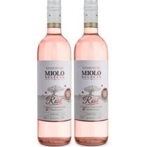 Kit 2 Vinhos Miolo Seleção Rosé Cabernet & Tempranillo 750ml