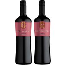 Kit 2 Vinhos Saint Germain Blend Suave 750ml e Aerador de Vinho Grátis Sabor, Sofisticação Brinde Exclusivo