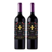 Kit 2 Vinhos Santa Villa Unico Carménère Tinto Chile 750ml