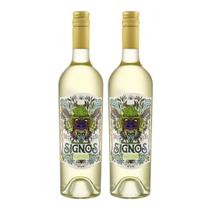 Kit 2 Vinhos Signos White Blend Branco Argentina 750ml