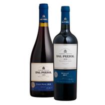 Kit 2 Vinhos Tinto Fino Seco Merlot/ Pinot Noir Dal Pizzol 750ml