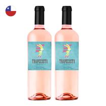 Kit 2 Vinhos Trapecista Reservado Syrah Rosé Chile 750ml Kit 2 Vinhos Trapecista Reservado Syrah Rosé Chile 750ml