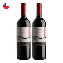 Kit 2 Vinhos Ventisquero Clásico Cabernet Sauvignon Tinto Chile 750ml