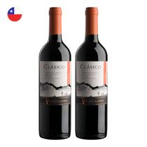 Kit 2 Vinhos Ventisquero Clásico Carménère Tinto Chile 750ml