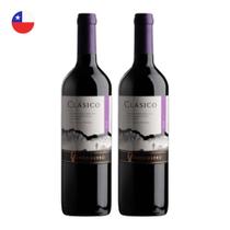 Kit 2 Vinhos Ventisquero Clásico Syrah Tinto Chile 750ml Kit 2 Vinhos Ventisquero Clásico Syrah Tinto Chile 750ml