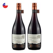 Kit 2 Vinhos Ventisquero Reserva Pinot Noir Tinto Chile 750ml Kit 2 Vinhos Ventisquero Reserva Pinot Noir Tinto Chile 750ml