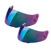 Kit 2 Viseiras Capacete Ebf E0x E0x E17 Spark 2mm Camaleão