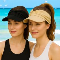 Kit 2 Viseiras TURBANTE Praia Proteção Solar Uv50+ 1090