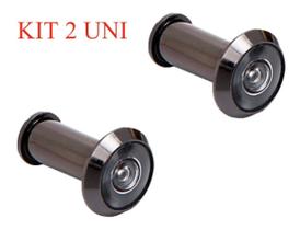 KIT 2 Visor Para Porta Olho Mágico Preto De 32 Á 52 Mm KIT 2 Visor Para Porta Olho Mágico Preto De 32 Á 52 Mm