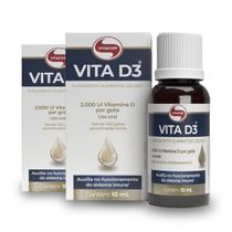 Kit 2 Vita D3 2000ui Vitafor 10ml em Gotas Kit 2 Vita D3 2000ui Vitafor 10ml em Gotas