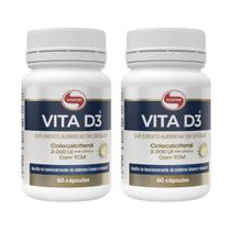 Kit 2 vita d3 - 60 cápsulas - vitafor