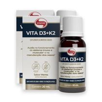 Kit 2 Vita D3 + K2 Vitafor 20ml Menta Kit 2 Vita D3 + K2 Vitafor 20ml Menta