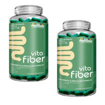 Kit 2 Vita Fiber Frutooligossacarídeo Gluta/Curcu 60cp 500mg - Vita Premium