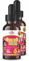 Kit 2 Vitacell Kids Vit Complexo B (B1, B2, B3, B5, B6, B9 e B12) + Vit A, D, E e K 30ml Celliv
