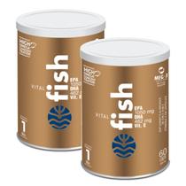 Kit 2 Vital Fish Alta Concentração de EPA e DHA 1.000mg Vital Âtman