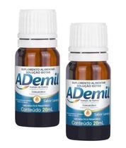 Kit 2 Vitamina Ademil 20ml Vitaminas A e D - Arte Nativa Kit 2 Vitamina Ademil 20ml Vitaminas A e D - Arte Nativa