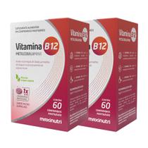 Kit 2 Vitamina B-12 Mastigável Zero Açucar 60 Cp Maxinutri Kit 2 Vitamina B-12 Mastigável Zero Açucar 60 Cp Maxinutri