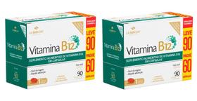 Kit 2 Vitamina B12 750mg Leve 90 Pague 60 Cps - La San Day