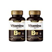 Kit 2 Vitamina B12 Metilcobalamina 60 Caps Melfort