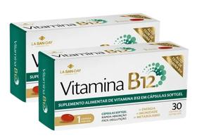 Kit 2 Vitamina B12 Metilcobalamina C/30 Cáps - La San-Day
