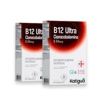 Kit 2 Vitamina B12 Ultra Katiguá 460mg 60 Cápsulas Kit 2 Vitamina B12 Ultra Katiguá 460mg 60 Cápsulas