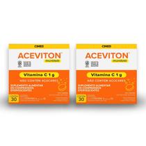 Kit 2 Vitamina C Efervescente 1g Laranja 30 comprimidos Kit 2 Vitamina C Efervescente 1g Laranja 30 comprimidos