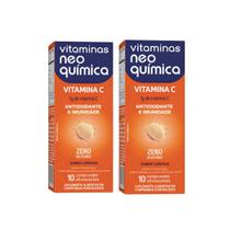 Kit 2 Vitamina C Neo Química 1g Efervescente 10 Comprimidos Kit 2 Vitamina C Neo Química 1g Efervescente 10 Comprimidos