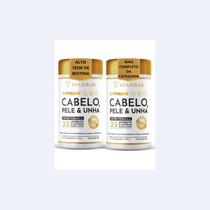Kit 2 Vitamina Cabelo, Pele e Unha 22 Nutrientes 60 Cápsulas Kit 2 Vitamina Cabelo, Pele e Unha 22 Nutrientes 60 Cápsulas
