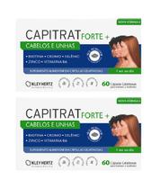 Kit 2 Vitamina Capitrat Cabelos e Unhas 60Cps - Kley Hertz