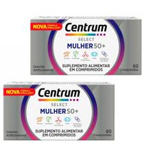 Kit 2 Vitamina Centrum Select Mulher 50+ Original 60 Comp
