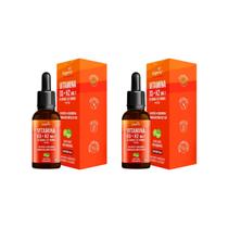 Kit 2 Vitamina D3 2000UI K2 100MCG MK7 Limão TCM Bigens