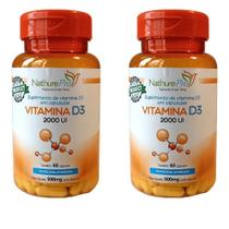 Kit 2 Vitamina D3 60 Cápsulas 500mg