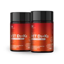 Kit 2 Vitamina D3 + K2 60 Nanocomprimidos - Nanovit Kit 2 Vitamina D3 + K2 60 Nanocomprimidos - Nanovit