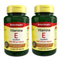 Kit 2 Vitamina E 100% IDR 60 Capsulas Maxinutri