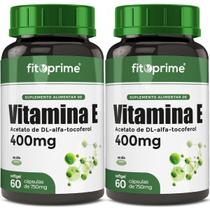 Kit 2 Vitamina E 400Mg 400Ui Por Cápsula Com 60 Cápsulas