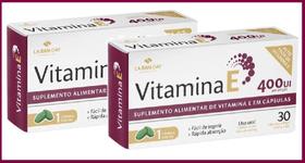 Kit 2 Vitamina E 400Ui 30 Cápsulas Soft Gel - La San Day