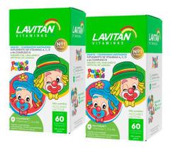 Kit 2 Vitamina Infantil Lavitan Kids Patati Patata 60cp Mast