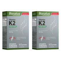 Kit 2 Vitamina K2 Menaquinona com 30 Cápsulas - Bionatus