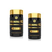Kit 2 Vitamina K2 MK7 Premium 500mg 2x60 cps Floral Ervas
