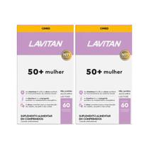 Kit 2 Vitamina Lavitan 50 Mulher De 60Cps - Cimed