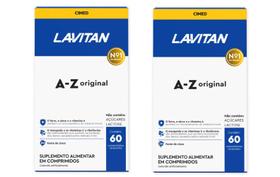Kit 2 Vitamina Lavitan A-Z Homem Polivit 60 Cpr - Cimed