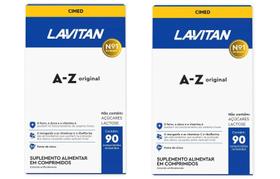 Kit 2 Vitamina Lavitan A-Z Homem Polivit 90Cpr - Cimed