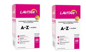 Kit 2 Vitamina Lavitan A-z Mulher 60 Comprimidos - Cimed