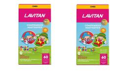 Kit 2 Vitamina Lavitan Kids Sabor Tutti Frutti 60Cp - Cimed
