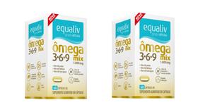 Kit 2 Vitamina Ômega Mix 3.6.9 1000mg Com 60 Caps - Equaliv